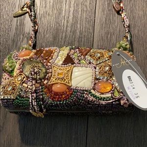 Mary Frances original new beaded small bag